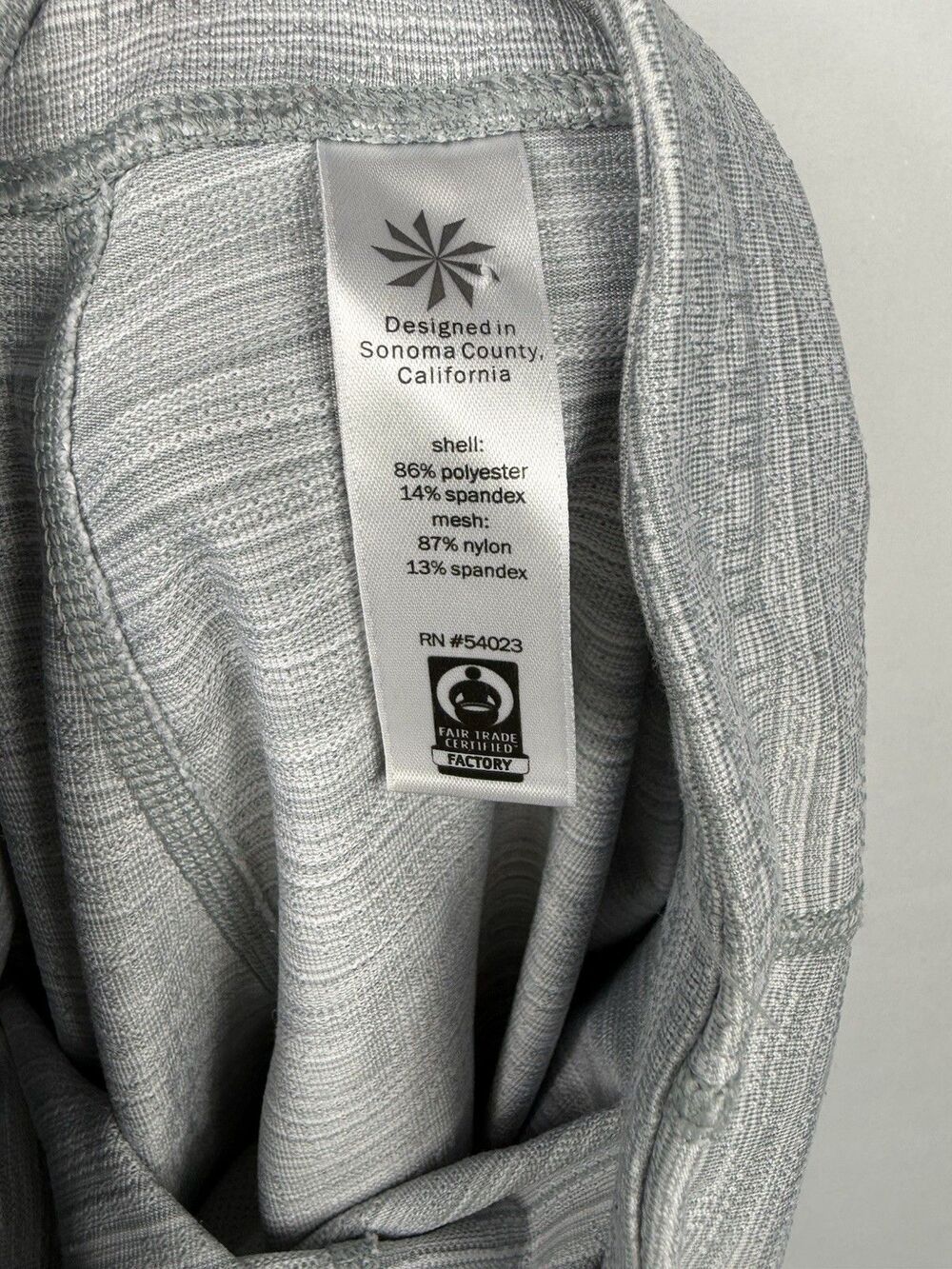 Athleta‎ Chaturanga Jacquard Gray Small Tall Yoga Leggings Athletic - Picture 7 of 9